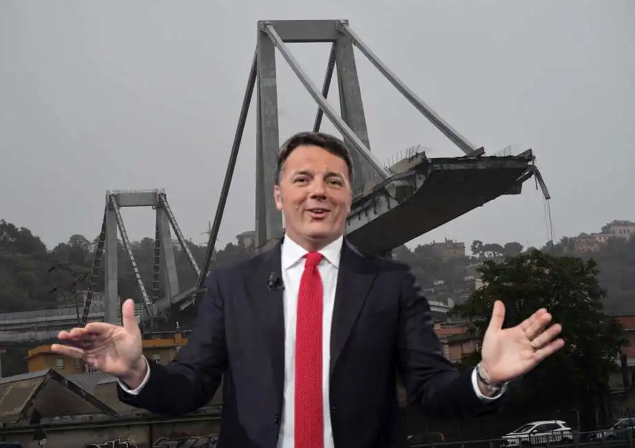 matteo renzi ponte morandi benetton autostrade