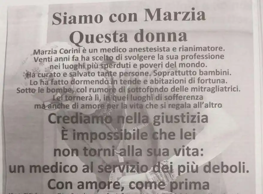 pagina giornale innocenza di marzia corini