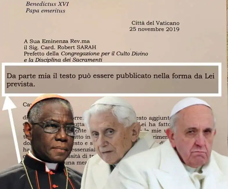 robert sarah ratzinger bergoglio benedetto francesco