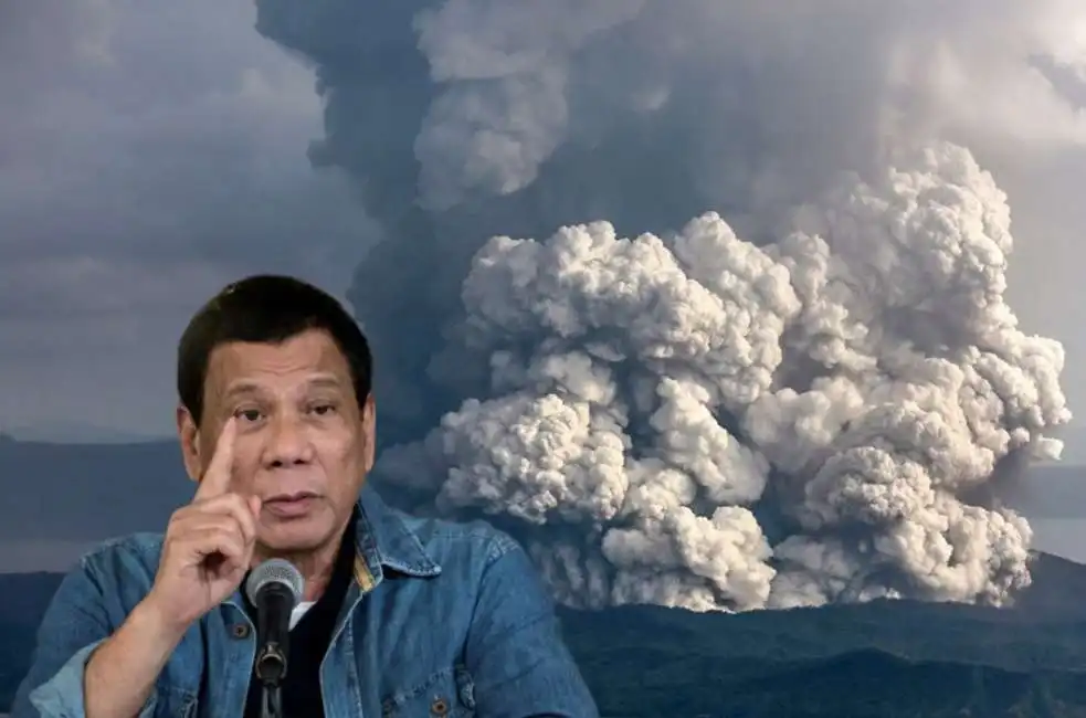 rodrigo duterte vulcano taal