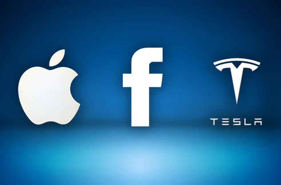 apple facebook tesla