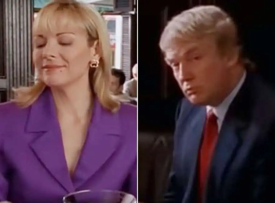 donald trump in una puntata di sex and the city