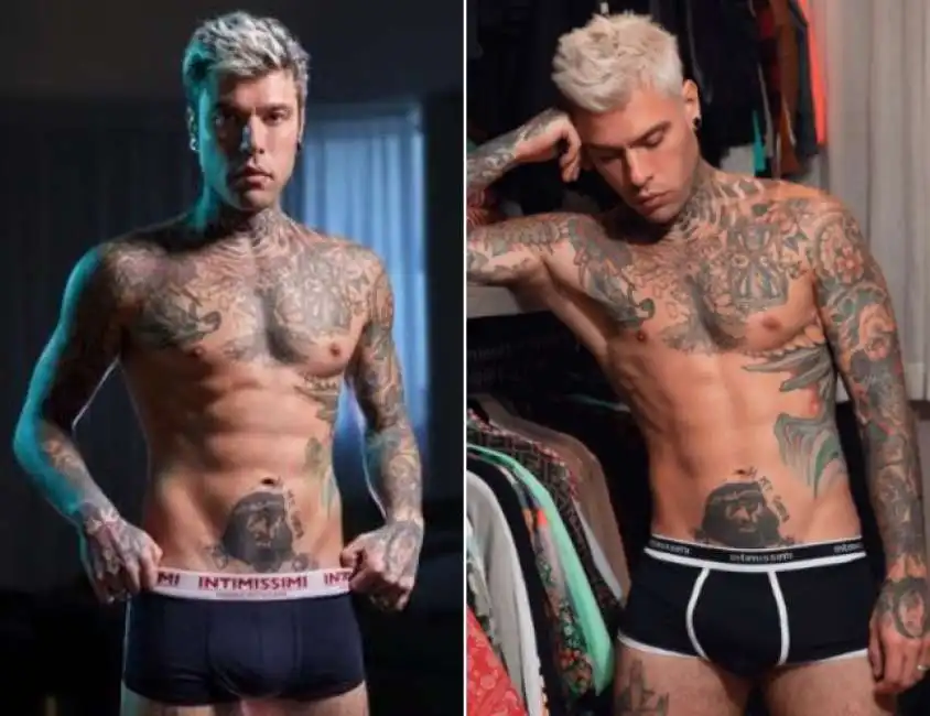 fedez posa per intimissimi 