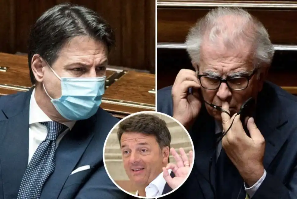 giuseppe conte luigi zanda matteo renzi