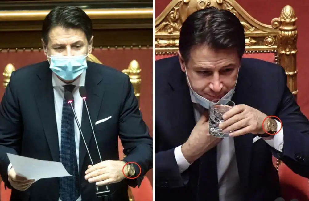 giuseppe conte orologio 