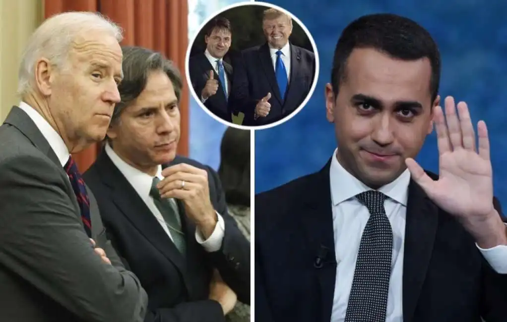 joe biden anthony blinken luigi di maio giuseppe conte donald trump