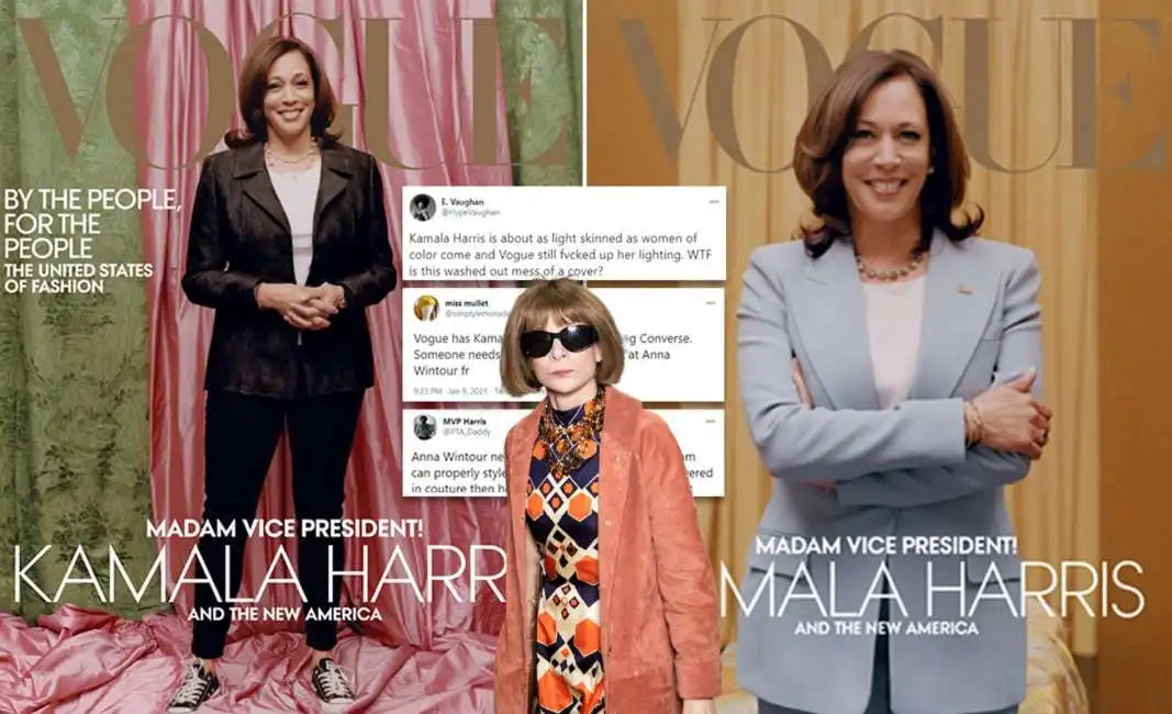 kamala harris vogue anna wintour