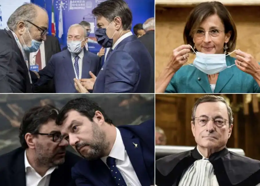 marta cartabia mario draghi goffredo bettini gianni letta giancarlo giorgetti matteo salvini