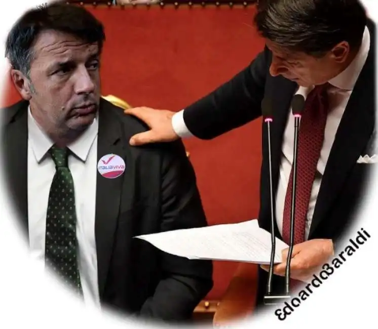 matteo renzi giuseppe conte