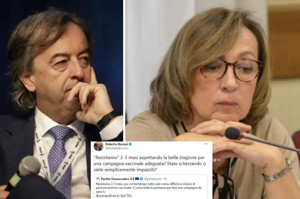 roberto burioni sandra zampa