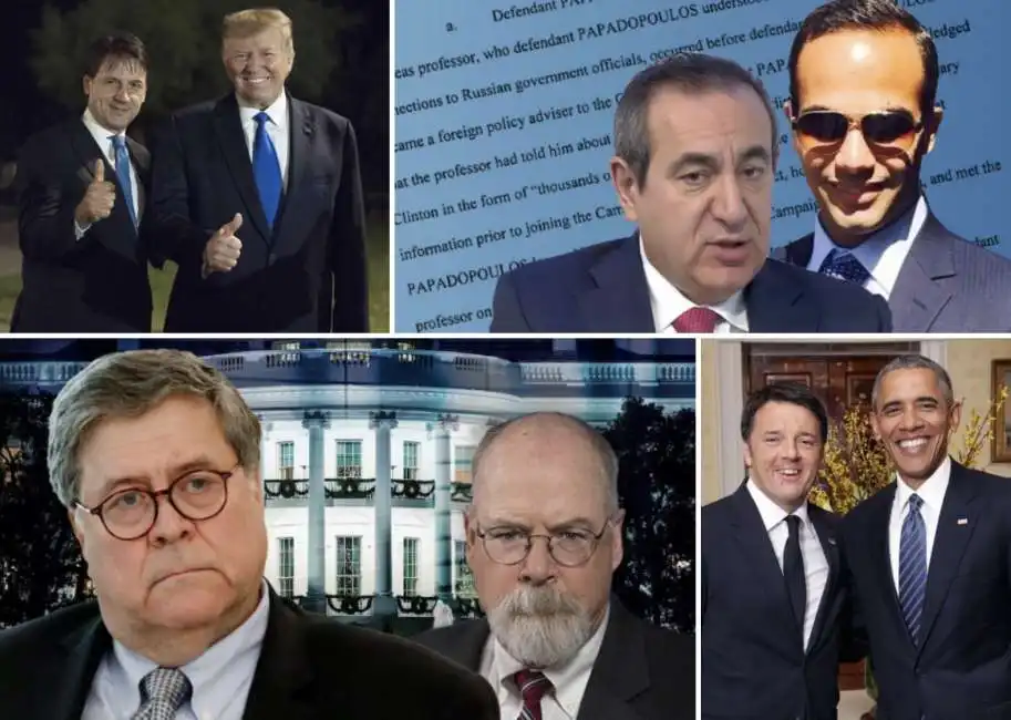 russiagate trump obama renzi conte durham barr papadopoulos