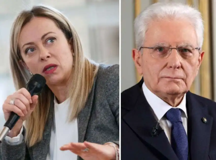 giorgia meloni sergio mattarella 