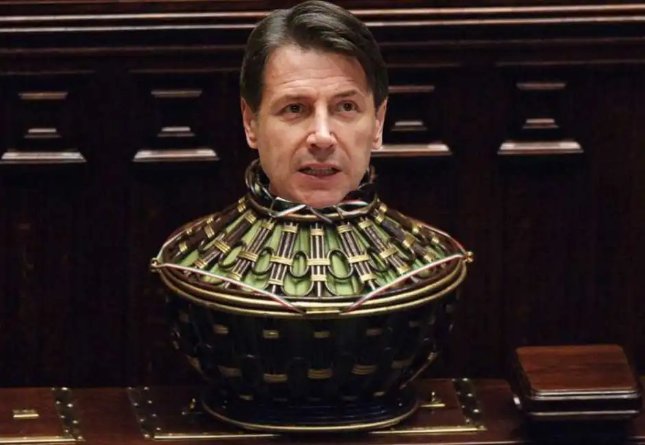 giuseppe conte insalatiera quirinale 