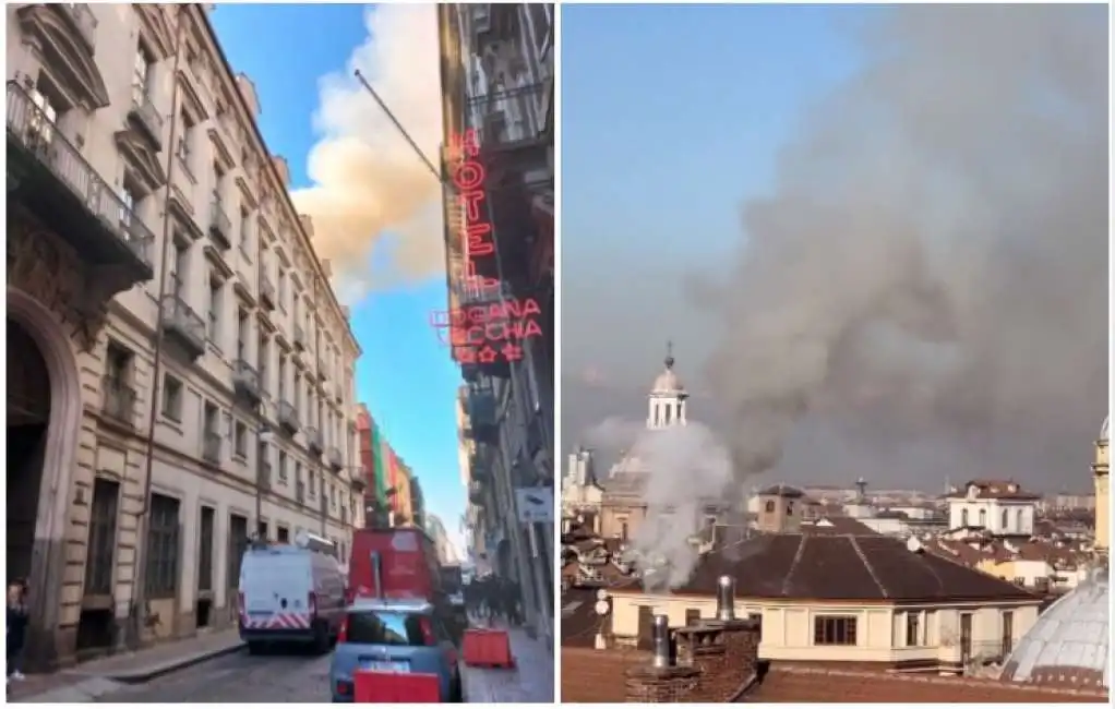 incendio mansarda torino