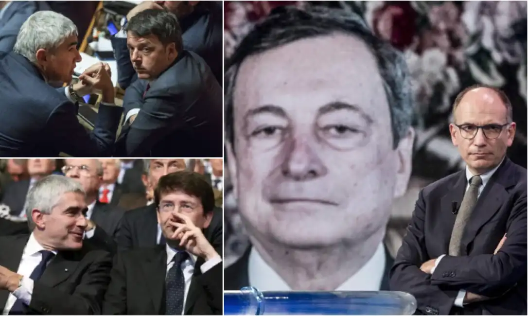 letta draghi franceschini renzi