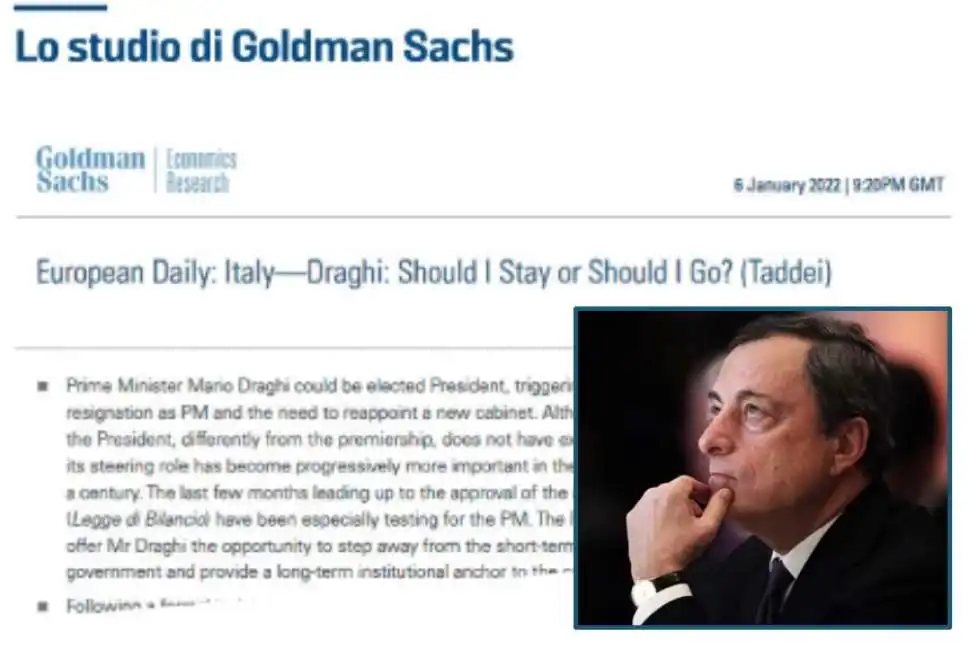 mario draghi goldman sachs