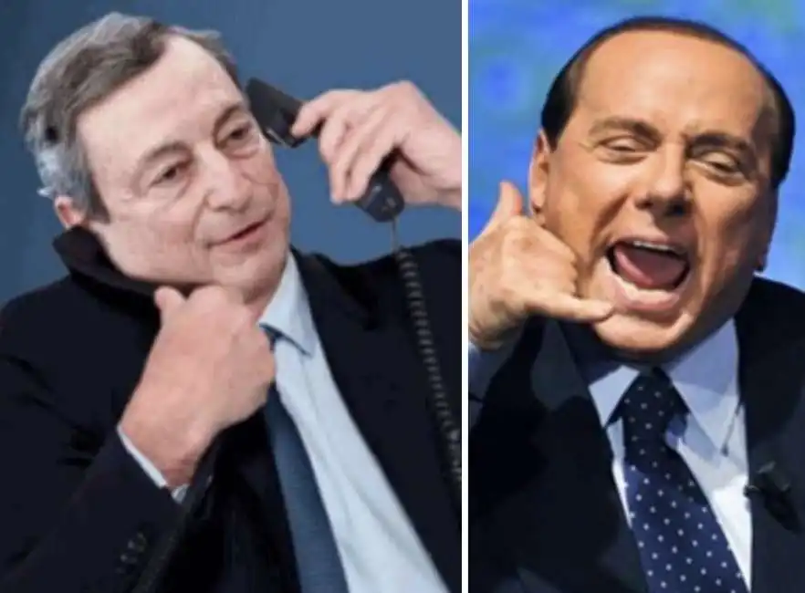 mario draghi silvio berlusconi 