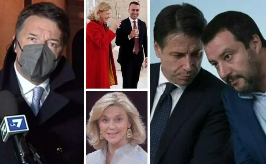 matteo renzi salvini giuseppe conte elisabetta belloni luigi di maio