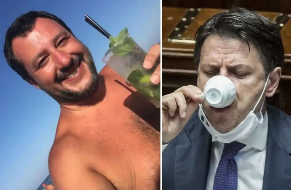 matteo salvini giuseppe conte 