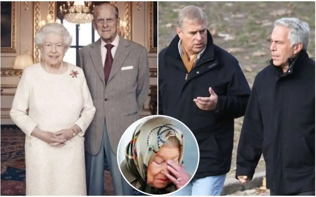 regina elisabetta principe filippo jeffrey epstein principe andrea