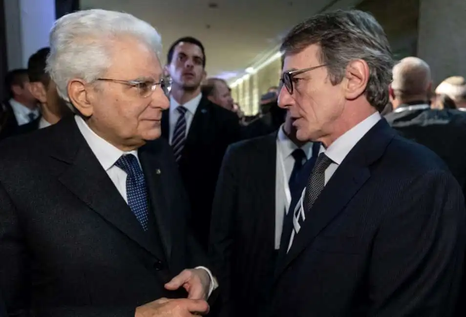 sergio mattarella david sassoli