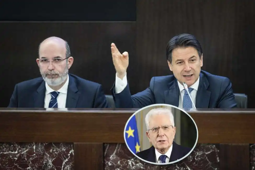 vito crimi giuseppe conte sergio mattarella 