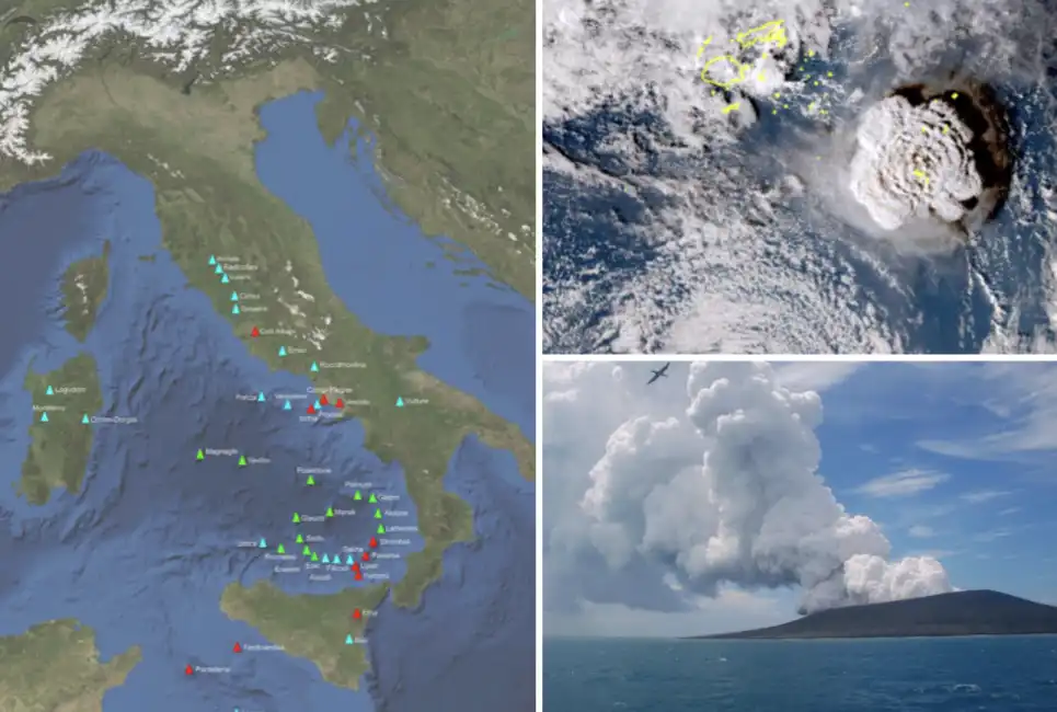 vulcani vulcano italia tonga
