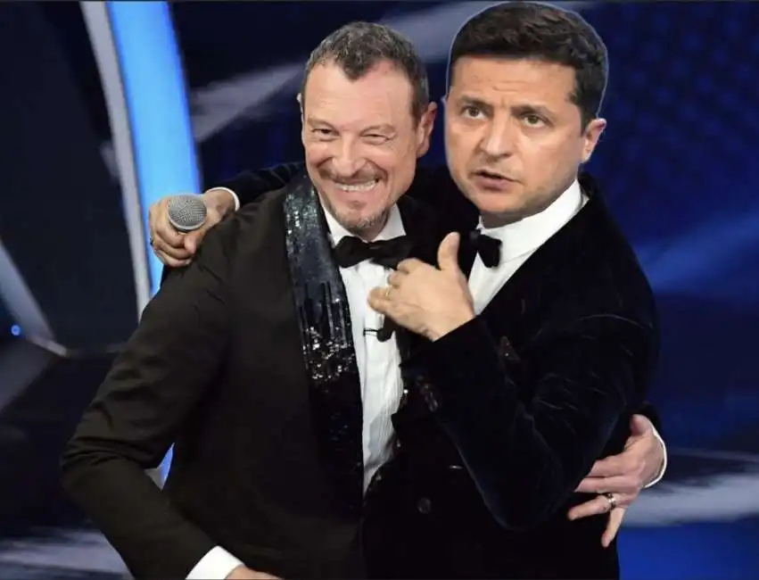 amadeus volodymyr zelensky sanremo 