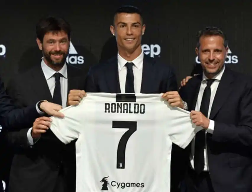 andrea agnelli cristiano ronaldo fabio paratici 