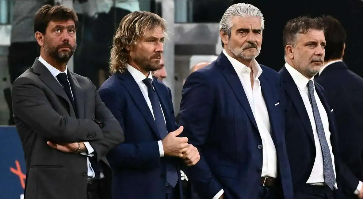 andrea agnelli maurizio arrivabene pavel nedved cherubini juventus