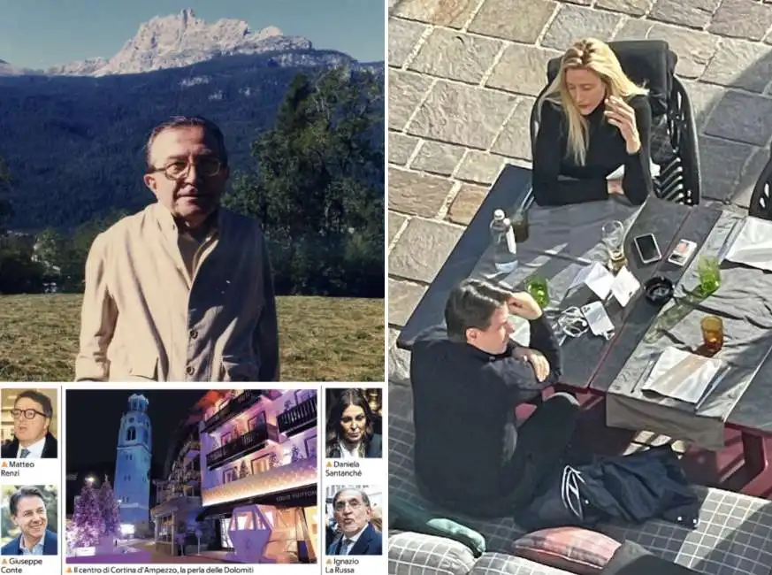 cortina dampezzo d'ampezzo giulio andreotti olivia paladino giuseppe conte 