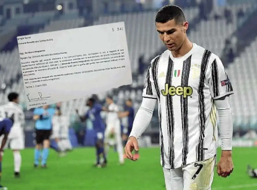 cristiano ronaldo juventus documento stipendio