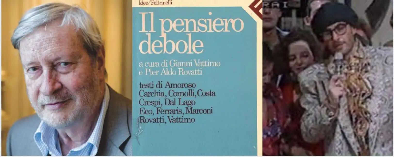 gianni vattimo il pensiero debole dago