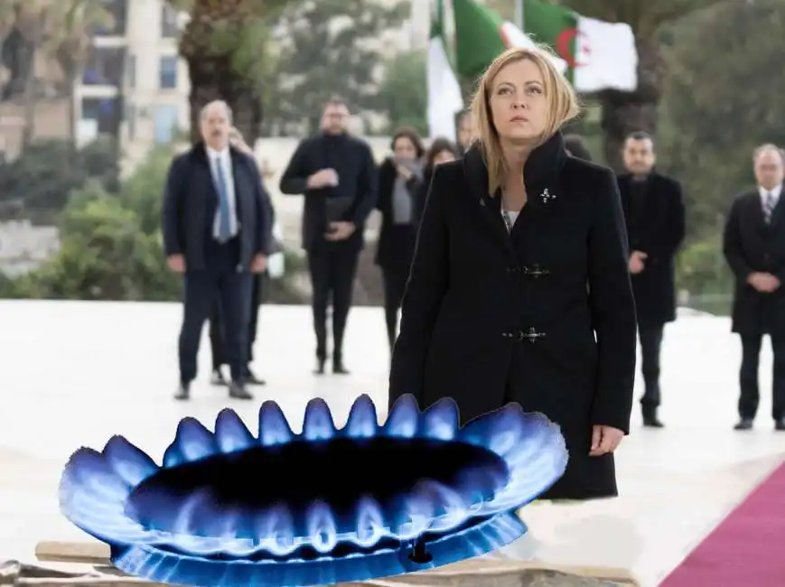 giorgia meloni algeria gas 