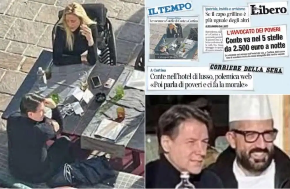 giuseppe conte cortina olivia paladino