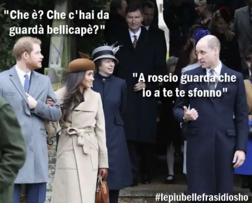 harry meghan kate e william meme by osho principe middleton markle 