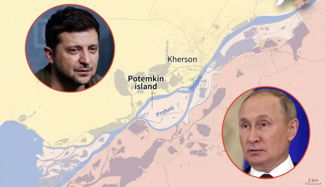 isola potemkin - volodymyr zelensky vladimir putin 