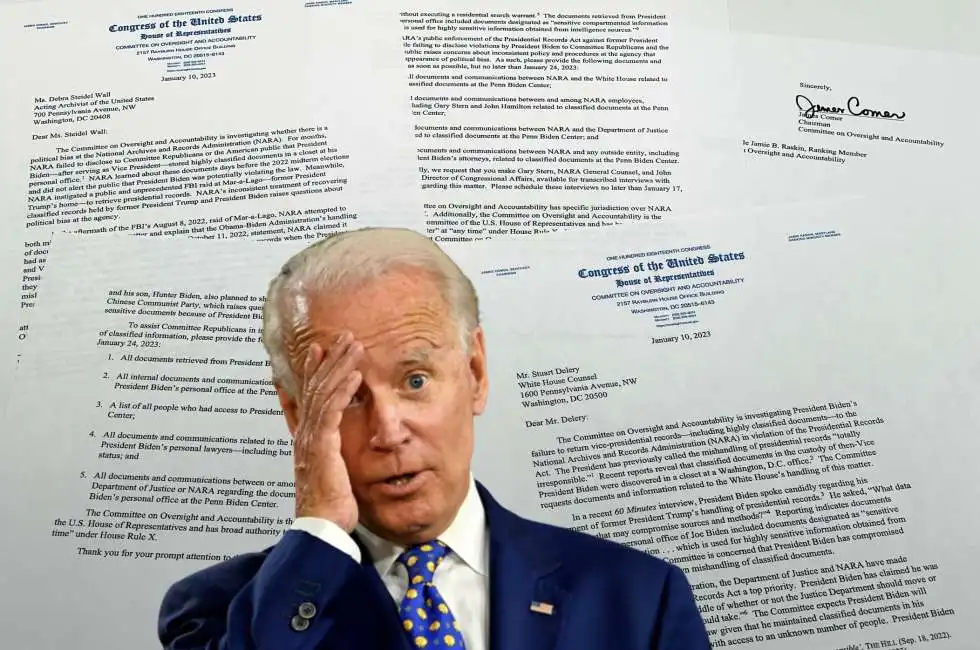 joe biden documenti classificati top secret 