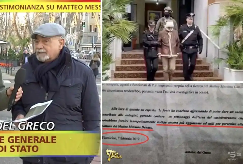 matteo messina denaro greco sicilia striscia la notizia