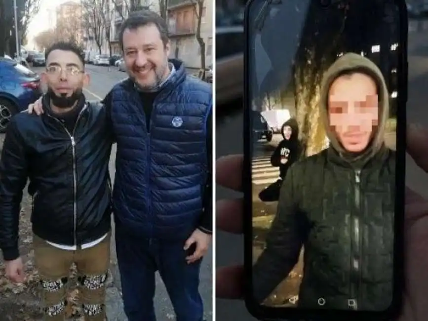 mimmo matteo salvini cellulare furto milano