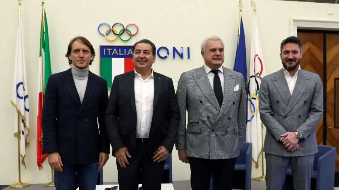 roberto mancini sandro campagna fefe de giorgi gianmarco pozzecco 