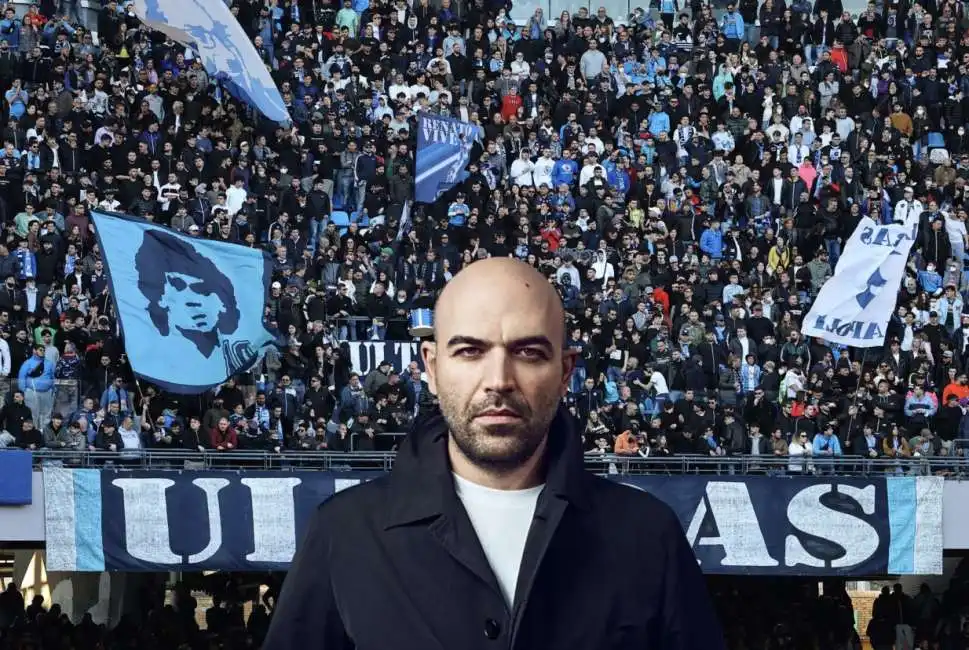 roberto saviano napoli curva stadio