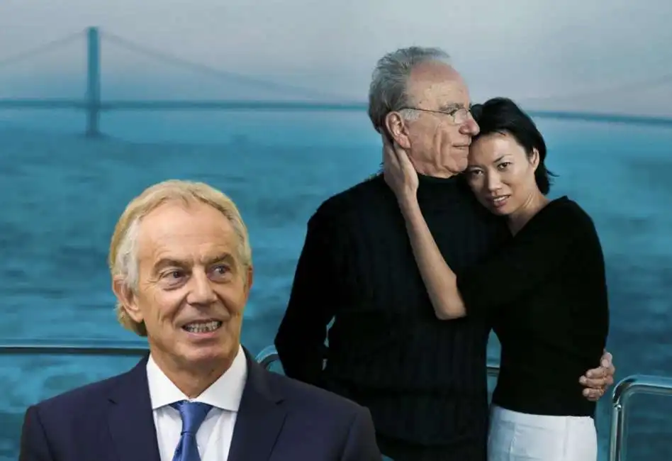 rupert murdoch tony blair wendi deng