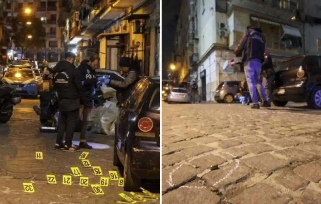 agguato con 80 colpi di pistola a napoli