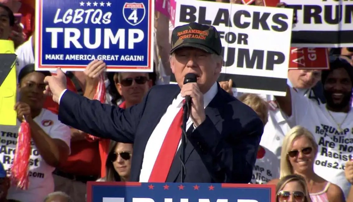 donald trump blacks for trump afroamericani afro neri 