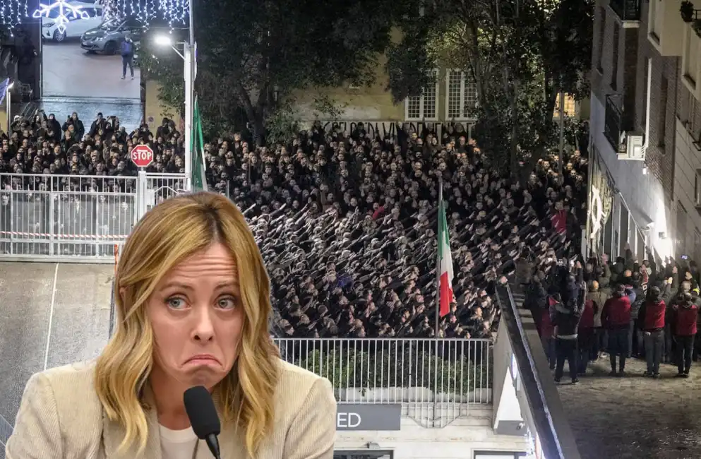 giorgia meloni acca larentia