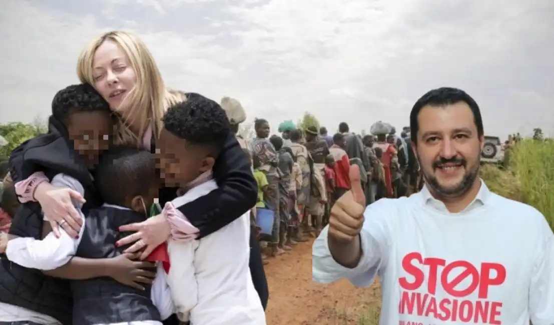 giorgia meloni matteo salvini africa piano mattei