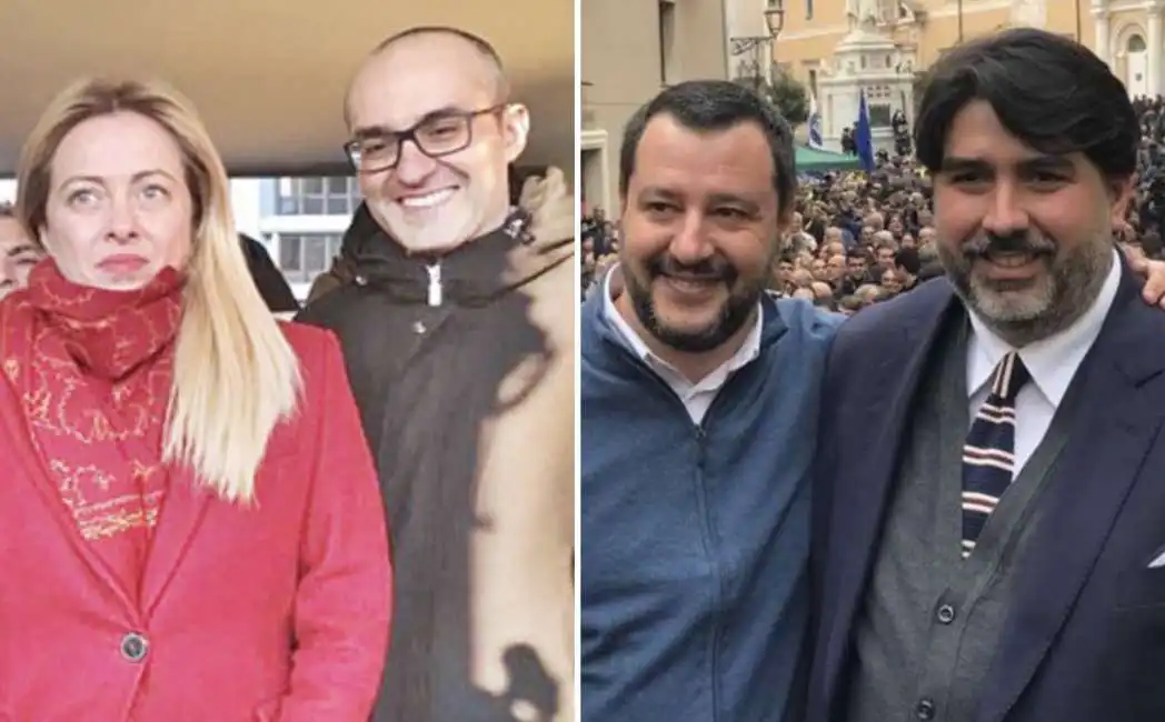 giorgia meloni paolo truzzu christian solinas matteo salvini 