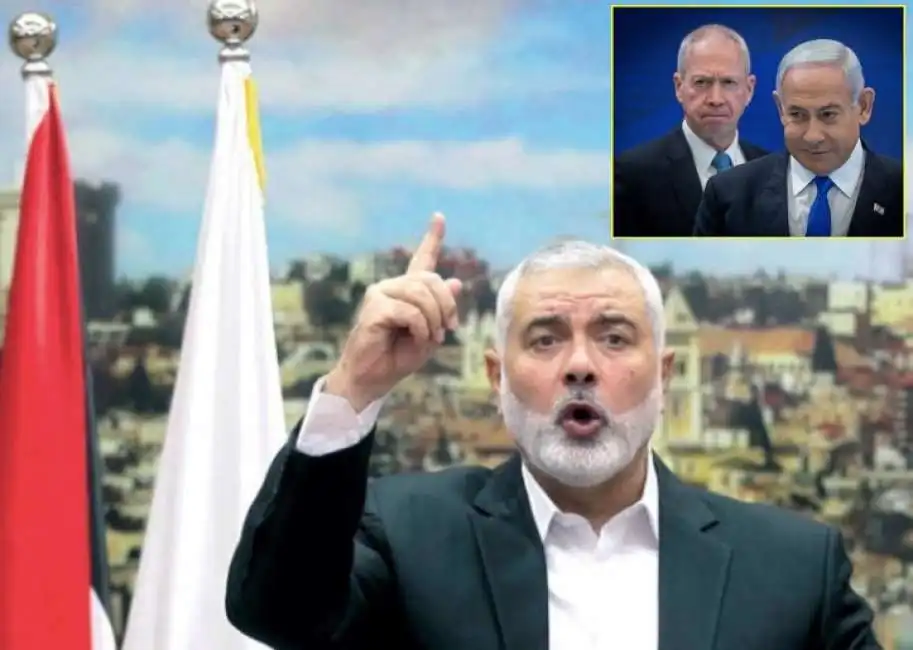 hamas ismail haniyeh yoav gallant benjamin netanyahu