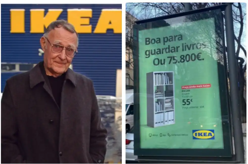 ingvar kamprad ikea pubblicita' portogallo